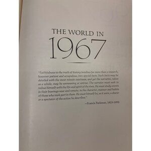 Vintage "The World In 1967" Hardcover Book By The Associated Press